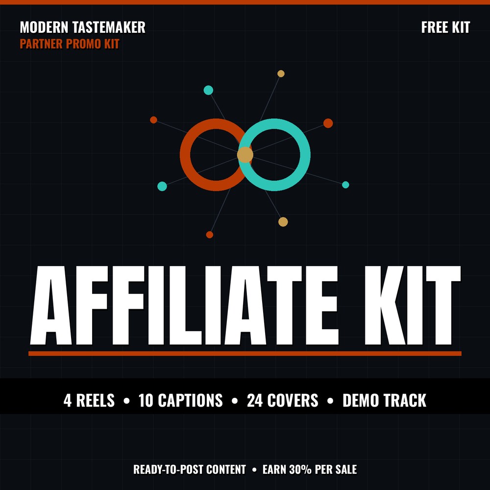 Modern Tastemaker — Affiliate Kit cover art