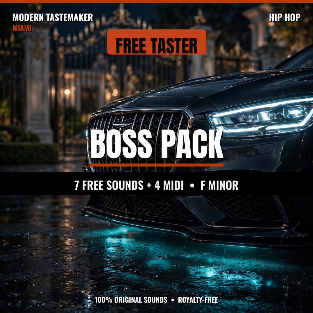BOSS PACK TASTER — Free Hip Hop Loops + MIDI cover art