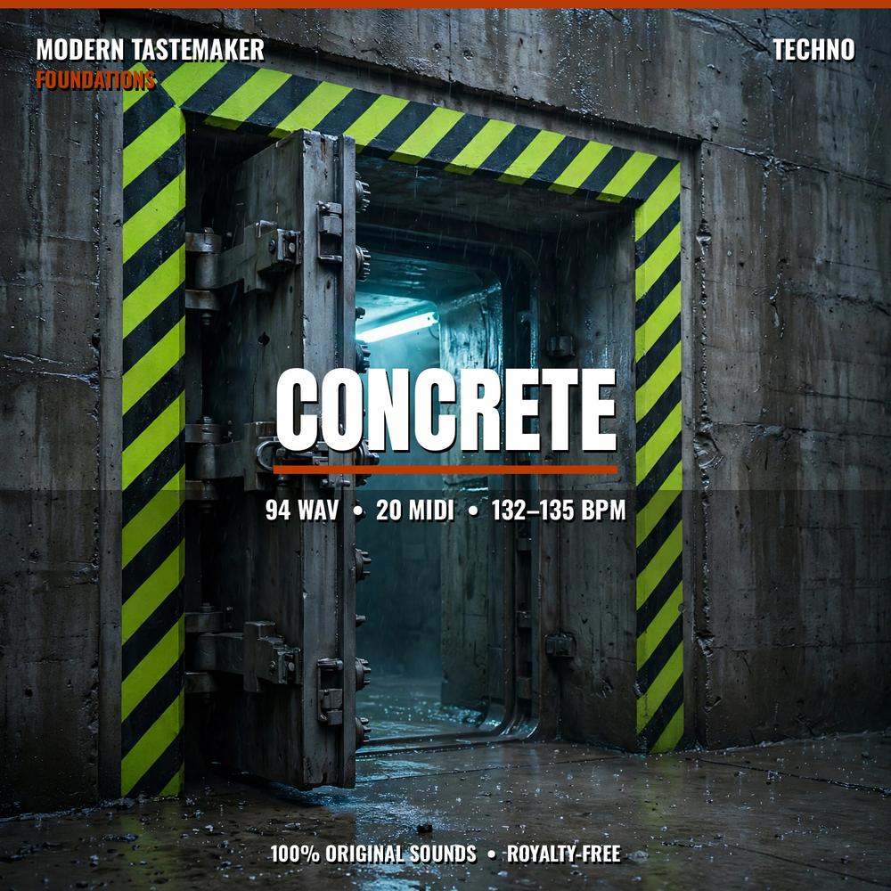 CONCRETE — Peak-Time Techno Foundations cover art