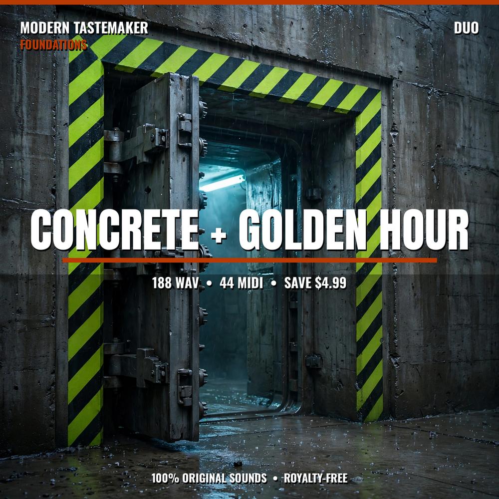 DUO — CONCRETE + GOLDEN HOUR Foundations cover art