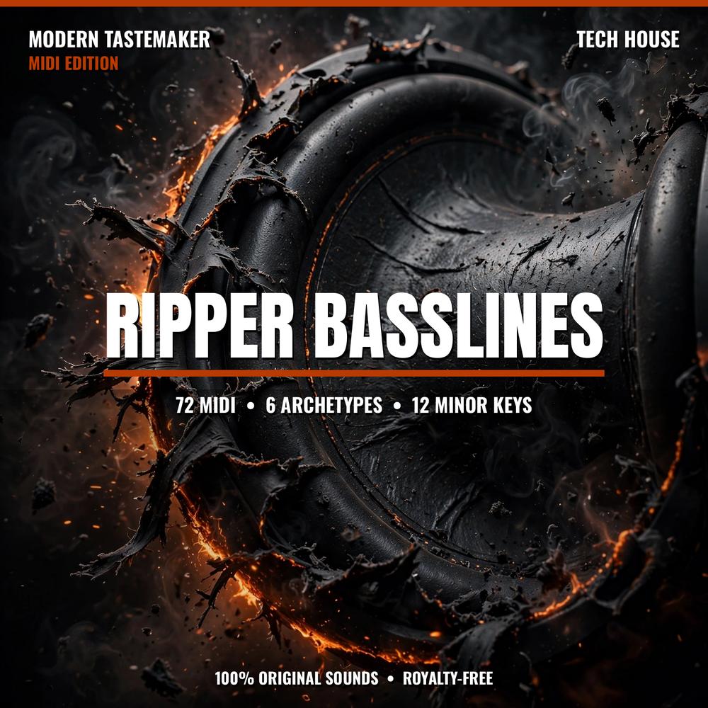 RIPPER BASSLINES — MIDI Edition cover art